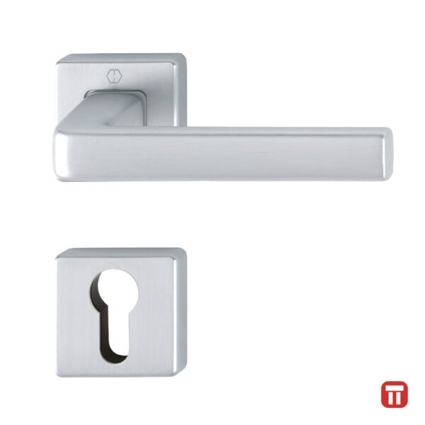Maner usa interior cu rozeta - HOPPE Dublin, cilindru