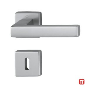 Maner usa interior cu rozeta - HOPPE Milano, cheie titan
