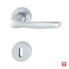 Maner usa interior cu rozeta - HOPPE Milano, silver
