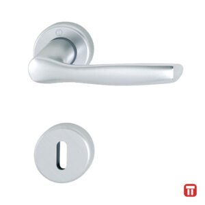 Maner usa interior cu rozeta - HOPPE Milano, silver