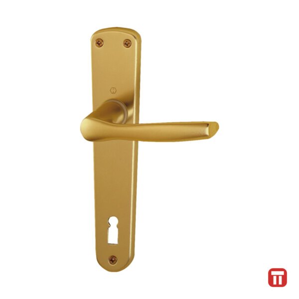 Maner usa interior cu sild - HOPPE Milano, chei, bronz