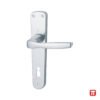Maner usa interior cu sild - HOPPE Milano, cheie, argintiu