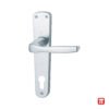 Maner usa interior cu sild - HOPPE Milano, cilindru, argintiu