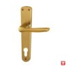 Maner usa interior cu sild - HOPPE Milano, cilindru, bronz