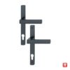 Maner usa interior cu sild - HOPPE Toulon, negru