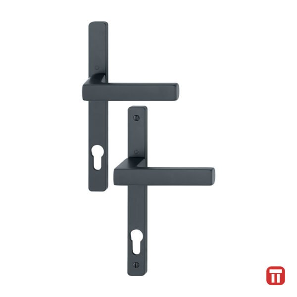 Maner usa interior cu sild - HOPPE Toulon, negru
